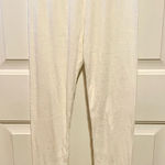 Free People ivory ribbed sweater leggings with velvet waistband Photo 0
