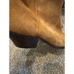 Schutz Brown Suede Leather Zip Ankle Boots Womens Size 9 B Photo 3