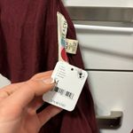 Free People  Darling Mini Dress Maroon NWT Photo 3