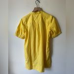 J.Crew Short-sleeve mini shirtdress in cotton poplin yellow XS Photo 4