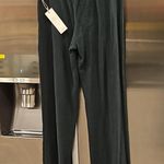 💕FRESH LAUNDRY💕 Cotton Gauze Foldover Pants ~ Dark Gray Large L NWT Photo 1