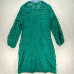 New York & Co. Lace Dress Floral‎ Green Cocktail Party Elegant Medium Photo 7
