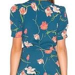 Privacy Please  revolve floral faux wrap dress blue sz XS Photo 1
