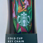Starbucks  Vibrant Floral Key Chain Cup Photo 0