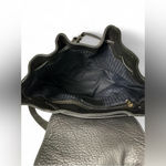 Coach Vintage Sonoma Drawstring Black Pebbled Leather Backpack Photo 2