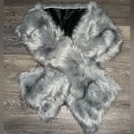 Gray Faux Fur Shrug Wrap Photo 0