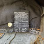 Wax Jean  Dark Blue Jean Shorts with Cuffed Hems Photo 9