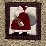 Croft & Barrow Santa fleece pull over women’s 1x embroidered mock turtleneck Photo 1