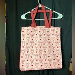 Rachel Zoe Pink Bow Valentine’s Canvas Tote Photo 0