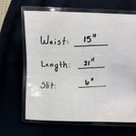 Alex Garfield Pencil Skirt 12‎ Petite Navy Ribbed Quiet Luxury Old Money Vtg USA Blue Size 12P Photo 10