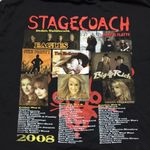 2008 STAGECOACH MUSIC FESTIVAL TEE Black Size L Photo 1