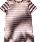 Lou & grey  Size S Small Pink Beige and Navy Blue Stripes Cotton Dress Photo 1