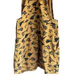 Run & Fly Ladies Honey Gold Dinosaur Print Pinafore Dress Yellow Size 8 Photo 12