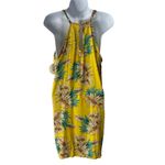NWT SlothToes Costa Rica Women's Size XS Yellow‎ Tropical Vacation Mini Dress Yellow Photo 4