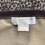 Michael Kors Silk Cardigan Sweater Leopard Print Long Sleeve Women's Size Large Photo 7