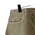 J.Crew  Olive Green Cotton Ribbed Textured Raw Hem Mini Skirt Women Sz 8 Photo 3