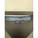 French Connection Womens V-Neck Sleeveless Blouse Black L Photo 2