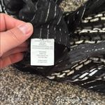 Christopher & Banks  Black and White Striped Scarf Photo 2