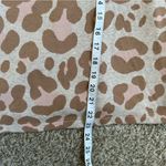 Ann Taylor Factory Crew Neck Cream Pink Animal Print Sweater Sweatshirt Medium Photo 5