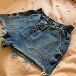 Vintage Havana Vintage Havanas paperbag waist denim shorts Photo 0