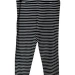 J.Crew Womens Black and White Print Cropped Leggings Sz M New with tag Photo 3