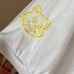 Cat Embroidered Puff Sleeve T Photo 2