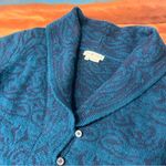 Royal Robbins  Wool blend Blue purple Cardigan Sweater Knit collared XS Photo 1