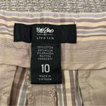 Bermuda Mossimo Tan and Blue Plaid  Shorts Size 10 EUC Photo 2