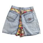 Vintage Get Used by Elie Denim Zip Up Rare Unique Shorts Skort | Vintage 10 Blue Photo 2