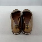 Schutz  Gold Metallic Penny‎ Loafers Size 7 Photo 1