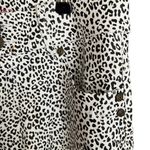 Sabrina Lauren black and white animal print ankle jeans size 8 Photo 6