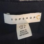 Topshop ladies deep crushed purple velvet zip up shorts size small Photo 6