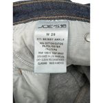 joe's jeans 29 X 29 Cropped Mid Rise Cuffed Dark Wash Ankle Cuff Slim Tapered Photo 3