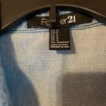 Forever 21 sleeveless denim shirt Size S Photo 3