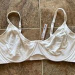 SKIMS Cotton Logo Underwire Demi Bra Marble Size 42DD Photo 0