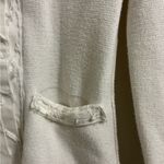 Magaschoni  Off White hook & eye sweater blazzer S Photo 2