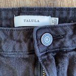 Talula  Black Denim Cutoff High Rise Shorts Size 27 Photo 24