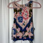 Free People  Tank Top Size S Sweet Love Side Tie Boho Festival Feminine Bow Tie Photo 1