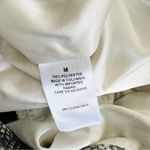 Revolve NONchalant Faux Leather  white/black/gray snakeskin bodysuit NWT Photo 12