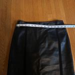 Classiques Entier  Black Leather Pencil Skirt, Size 2 Photo 1