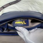 NWOT VICENZO LEATHER Faith Leather Crossbody Bag Blue Photo 10