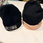Victoria's Secret  Sport Black and Pink Beanie Set Photo 1