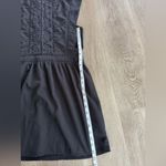 Amuse Society  After Hours Mini Dress Lace Sleeveless Black Medium Eyelet Photo 5