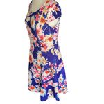 Worthington Blue Floral Fit & Flare Skater Dress Photo 2