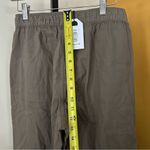 Rowan Joyce Pants Wide Leg Double Gauze 100% Cotton Sparrow NWT $215 Size S Tan Photo 7