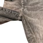 Frame Le One High Rise Waist Crop Skinny Denim Jeans Hughes Acid Wash Grey 2 Photo 8