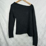 Free People Love and Harmony Gray Ribbed Knit Sweater Size S Photo 4