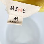 Anthropologie Mine Scalloped Lightweight Sleeveless Wide Strap Tank Top Shirt Blouse Yellow Photo 6