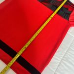 Adidas  Men’s Athletic Pullover Hoodie Long Sleeve Striped Sweatshirt Red Size M Photo 4