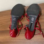 Gianni Bini Cherry Red Crisscross Heels Size 9.5 Photo 5